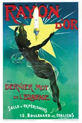 Cartaz publicitário da iluminação Rayon d