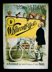 Cartaz publicitário Whitworth Cycles, Paris