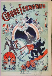 Cartaz publicitário do Circo Fernando, Paris