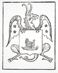 Galinha Negra, frontispício, O Dragão Vermelho