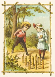 P: Quando Quantin e Quirine deixaram a escola, eles se divertiram jogando boliche