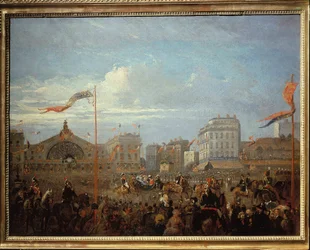 Rainha Vitória (1819-1901) Chegando à Gare de l
