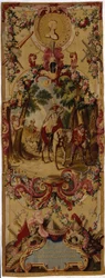 Tapeçaria de Regence Gobelins com a história de Dom Quixote, 1717-18
