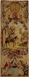 Tapeçaria de Regence Gobelins com a história de Dom Quixote, 1717-18