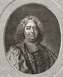 René Pucelle, 1655-1745. Magistrado francês e abade de São Leonardo Corbigny. Das horas livres publicadas 1908.
