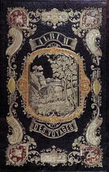 Capa em estilo romântico do "Album des Voyages".