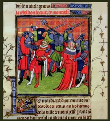 Roy 20 C VII f.212v Revolta em Montpellier
