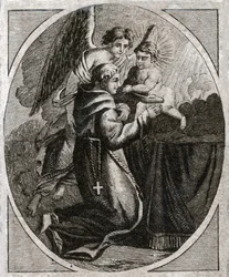 Santo António de Pádua. (gravura do início do século XIX)