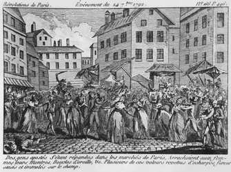 Cena de pilhagem em Paris, 14 de setembro de 1792