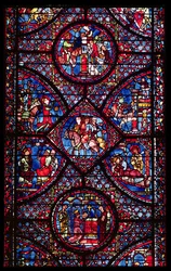 Cenas da Vida de Carlos Magno (747-814) do ambulatório, c.1215-25