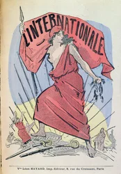 Partitura da canção «A Internacional», cerca de 1900
