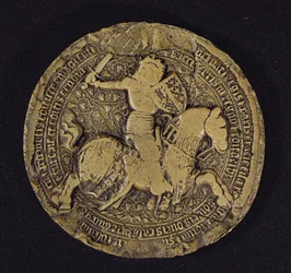Selo de Luís I de Anjou (1339-84) Rei da Sicília, 1383
