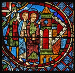 Ss Simon e Jude são levados para a prisão por um guarda (w1)