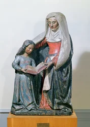 Santa Ana e a Virgem, 1500-30 (madeira policromada)