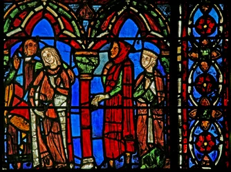 Janela St Cheron: sua noiva sai com seus pais (w15)