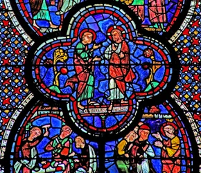 Janela de São João: Cristo aparece a São João (w48)