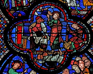Janela de São João: ele bebe o cálice envenenado (w48)