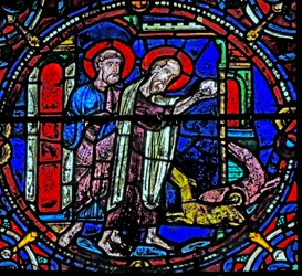 São Pedro e São Paulo alimentando os cães (w4)