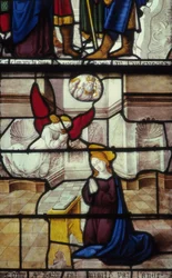 Vitral da Capela Santa Bárbara, Igreja de Notre-Dame de Semur-en-Auxois