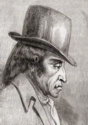 Stanislas Marie Maillard, gravado por J. Gauchard depois de Bocourt, de "História da Revolução Francesa" por Louis Blanc (1811-82)