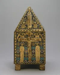 Tabernáculo (cobre e esmalte de champanhe)
