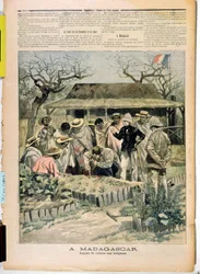 Métodos de ensino de cultivo para os nativos de Madagascar, de Le Petit Journal, 7 de novembro de 1896
