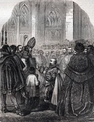 Abjuração de Henrique IV Rei de França em Saint Denis 25 de Julho