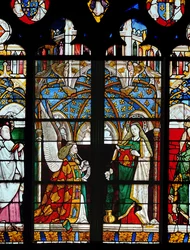 A Anunciação, da Capela de Jacques Coeur,