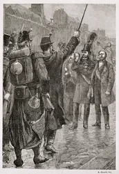 A prisão de Victor Schoelcher (1804-93) na barricada de Saint-Antoine, 4 de dezembro de 1851