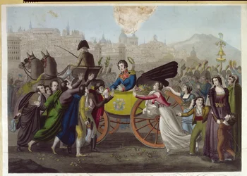 A chegada do general Juan Facundo Quiroga (1790-1835) em Madri no dia 24 de junho de 1820
