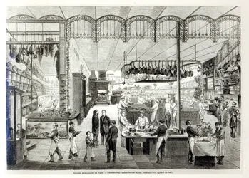 As novas cozinhas Cafe Riche, 1866