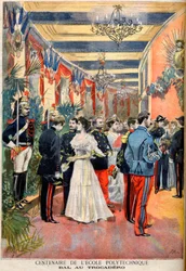 O Centenário da Ecole Polytechnique: Uma bola no Trocadero, do suplemento ilustrado do 