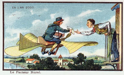 O carteiro do país no ano 2000, c. 1913
