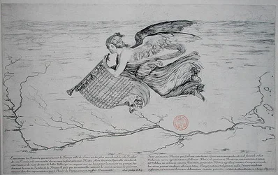 O curso do rio Loire (gravura)