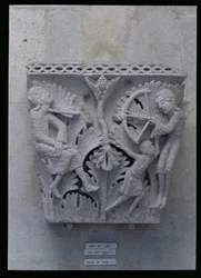 A morte de Caim, capital original da nave da catedral