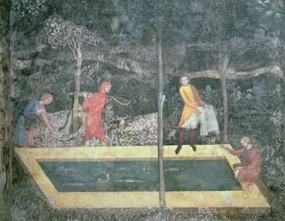 A Lagoa dos Peixes, da Sala de Cervo, 1343