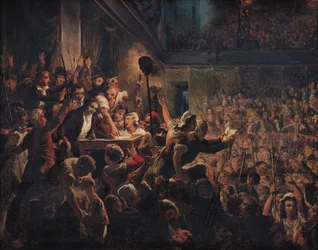 O Chefe do Deputado Jean Feraud (1759-95) Apresentado a François Antoine Boissy d&39;Anglas (1756-1826) 20 de maio de 1795