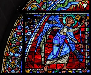 A janela da Vida de Cristo: um anjo (w50)