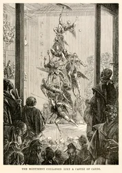 O Monumento desabou como um castelo de cartas, de 