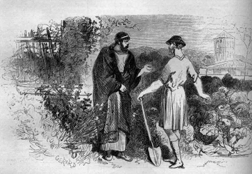 O Imperador Romano Diocleciano (245-313) em Salone.