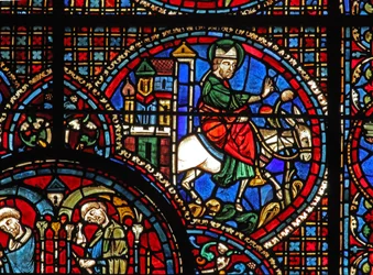 A janela de St Lubin: visita sua diocese (w45)