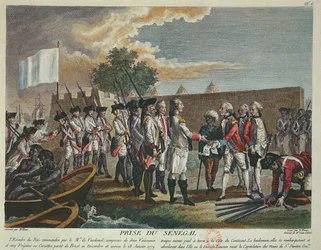 A tomada do Senegal pelos franceses em 1779 durante a guerra da independência americana, 1779