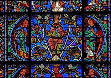 A Árvore de Jessé: Um profeta, a Virgem Maria, Daniel (w49)