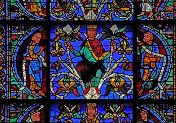 A árvore de Jessé: Moisés, rei de Jessé, Balaão (w49)
