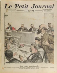 O julgamento de Henri Desire Landru (1869-1922) do Le Petit Journal, 20 de novembro de 1921