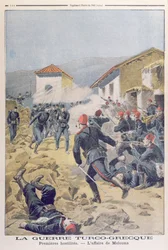 A guerra turco-grega, do Le Petit Journal, maio de 1897