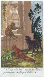 O Lobo, a Raposa e o Macaco, de 