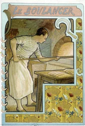 O padeiro no seu forno - Chromo.