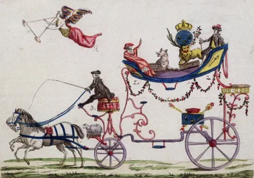 A partida das três encomendas para Versalhes em Março de 1789