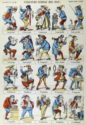 A ilustre família do João - imagem de Epinal, Pellerin